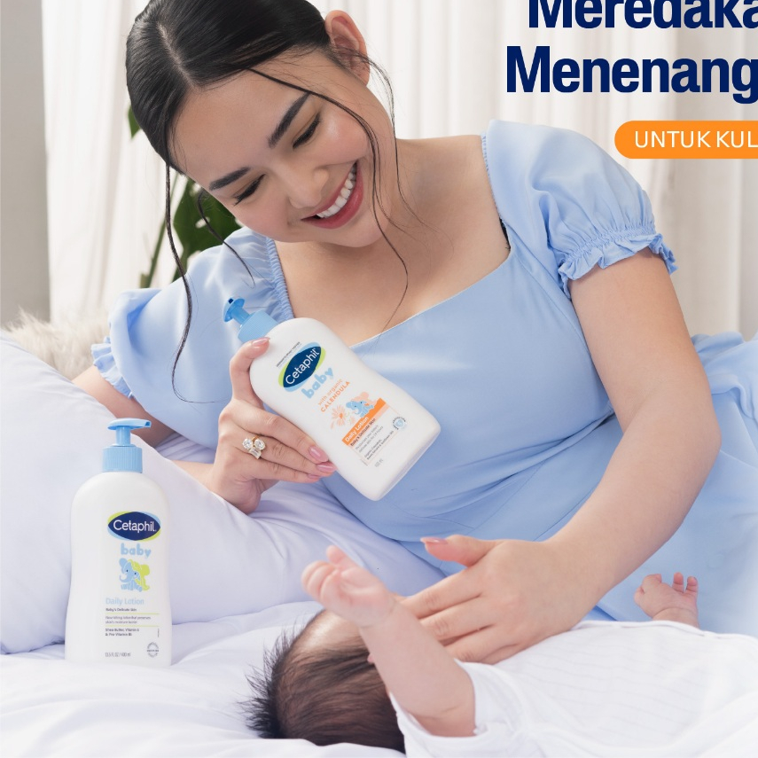 Cetaphil Baby Wash and Shampoo 400ml Organic Calendula Aloe Vera - Gambar 4