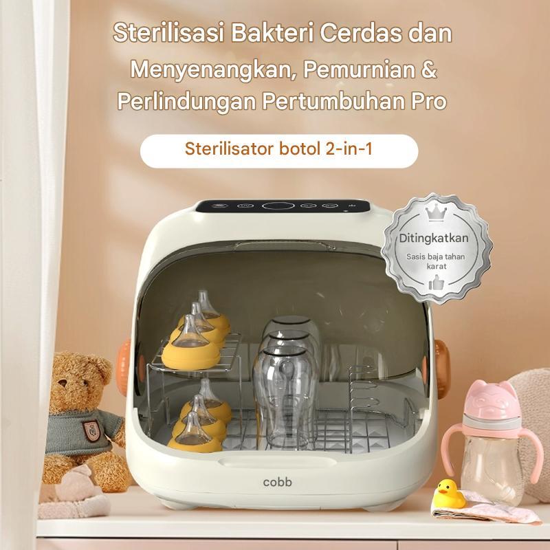 Sterilisator dan Pengering Botol Susu Bayi UV 20L Multifungsi Hemat Listrik - Cocobb - Gambar 2