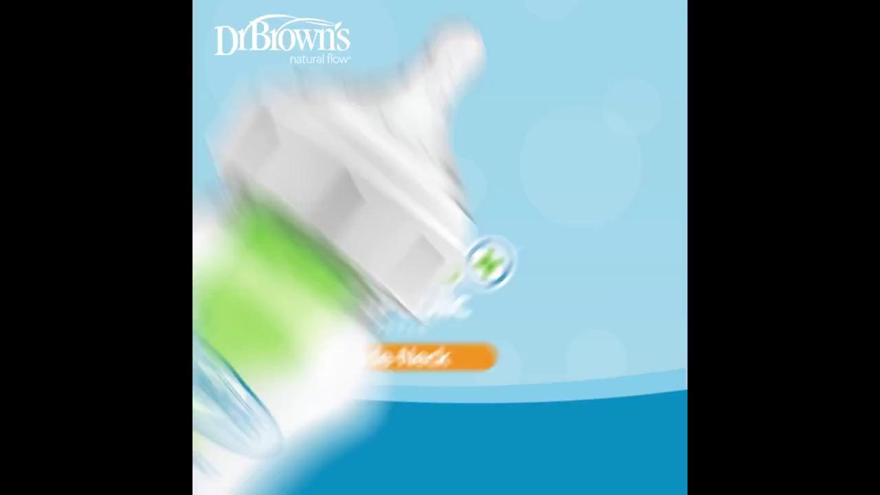 Dr. Brown's Wide Neck Teat Options+ isi 2pcs Dot Botol Susu Bayi Anti Kolik Silikon Lembut - Gambar 2