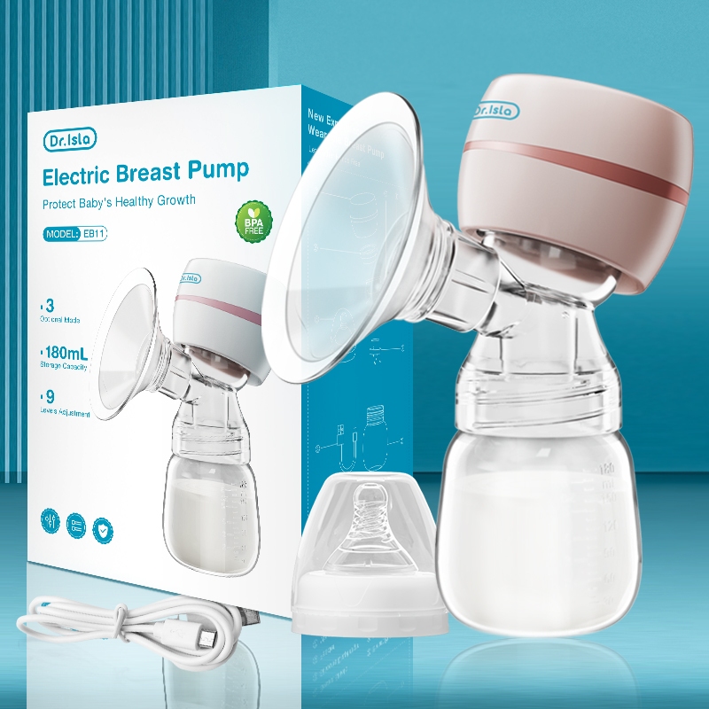 Dr.Isla EB11 Portable Electric Breast Pump Otomatis Rechargeable 180ml - Gambar 9