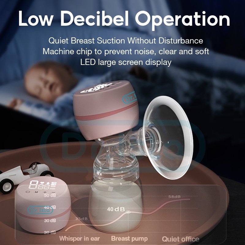 Dr.Isla EB11 Portable Electric Breast Pump Otomatis Rechargeable 180ml - Gambar 7