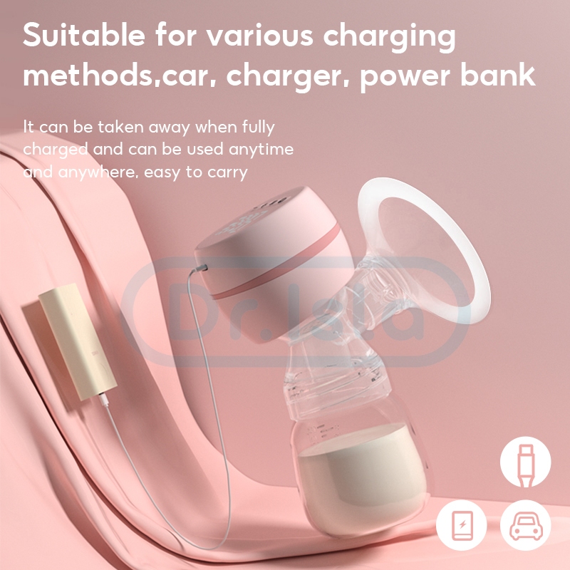 Dr.Isla EB11 Portable Electric Breast Pump Otomatis Rechargeable 180ml - Gambar 8