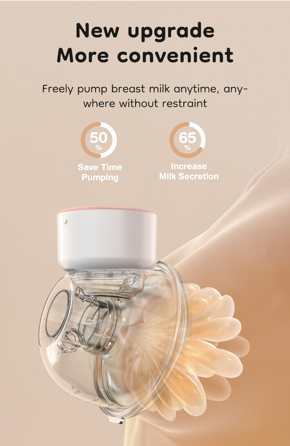 Dr.Isla EB46 Wearable Breast Pump Electric Handsfree Rechargeable 210ml - Gambar 12