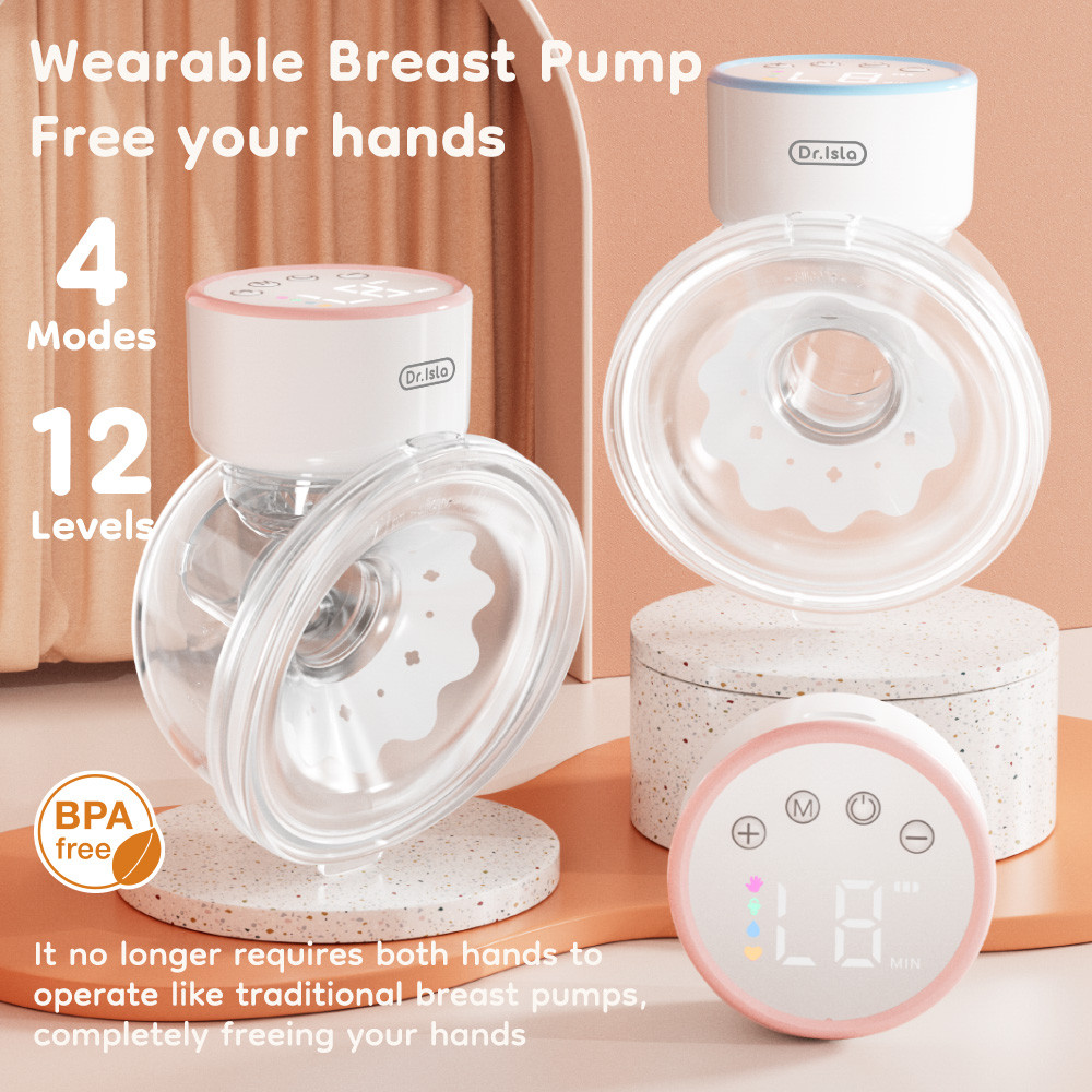 Dr.Isla EB46 Wearable Breast Pump Electric Handsfree Rechargeable 210ml - Gambar 3