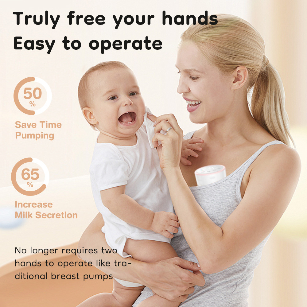 Dr.Isla EB46 Wearable Breast Pump Electric Handsfree Rechargeable 210ml - Gambar 4
