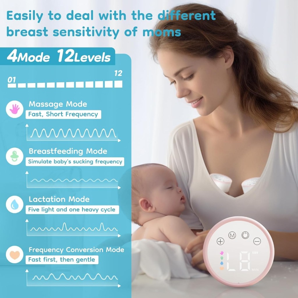 Dr.Isla EB46 Wearable Breast Pump Electric Handsfree Rechargeable 210ml - Gambar 5