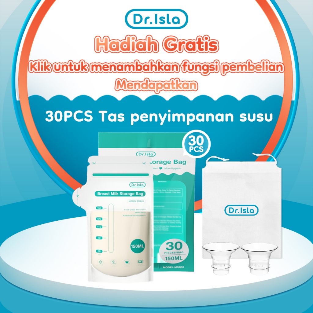 Dr.Isla EB46 Wearable Breast Pump Electric Handsfree Rechargeable 210ml - Gambar 6
