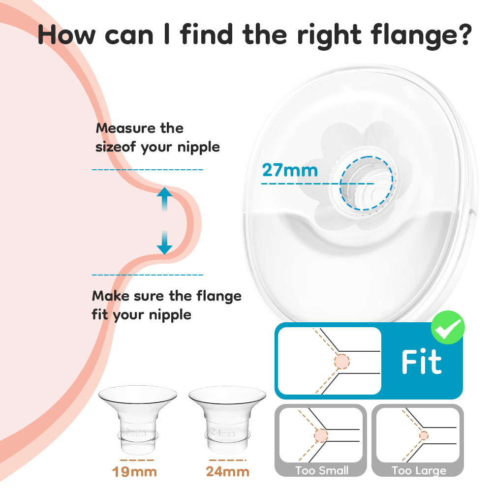 Dr.Isla Wearable Breast Pump Handsfree Otomatis Rechargeable 210ml EB46 - Gambar 13