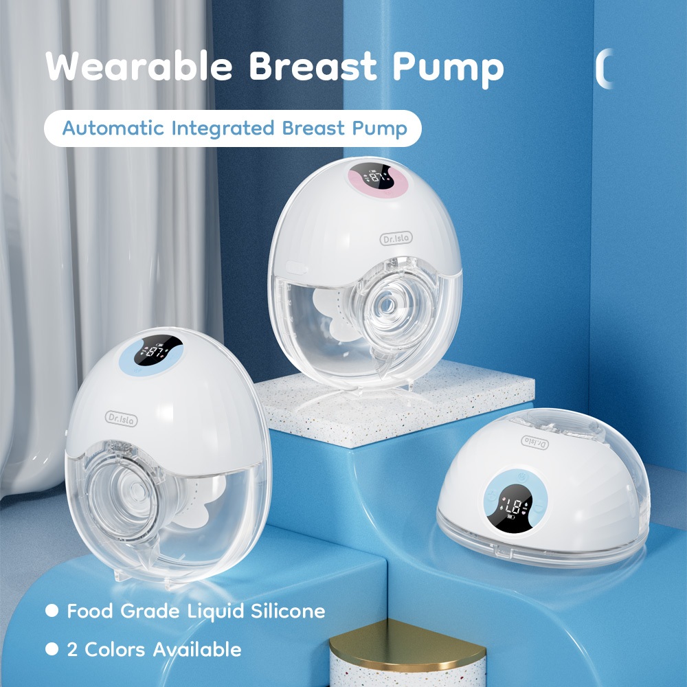 Dr.Isla Wearable Breast Pump Handsfree Otomatis Rechargeable 210ml EB46 - Gambar 2