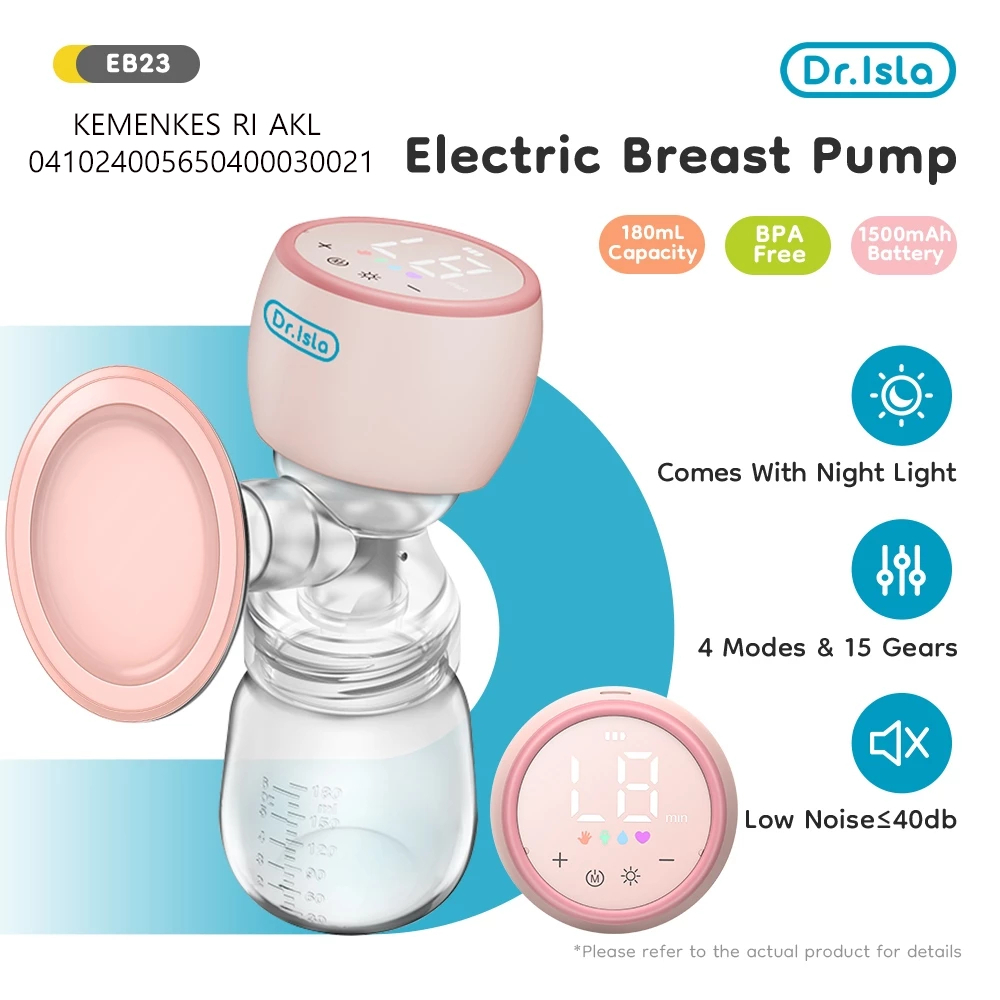 Dr.Isla Wearable Electric Breast Pump Single Portable Handsfree 180ml