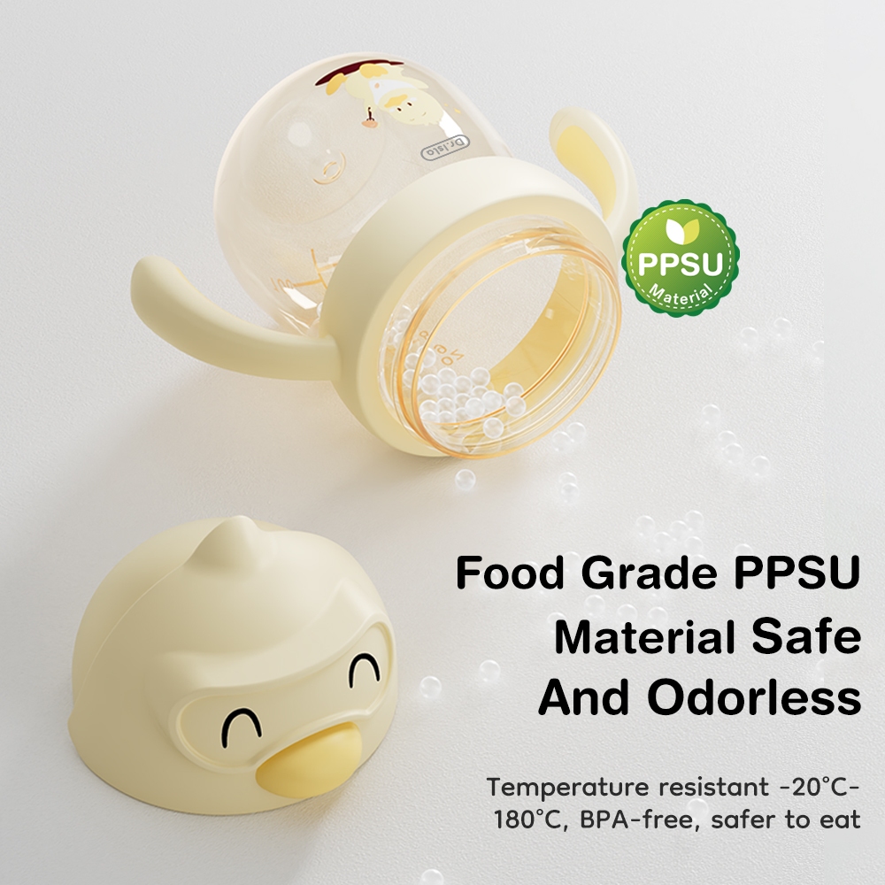 Dr.isla Botol Minum Bayi PPSU 240ml Training Cup Anti Tersedak V-Valve - Gambar 9