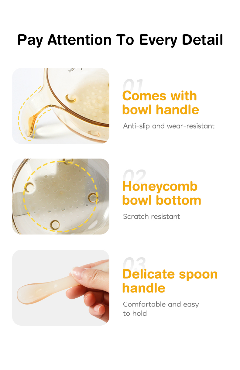 Dr.isla Set Mangkuk Makan Bayi PPSU BT15 Sendok Silikon Anti Pecah BPA Free - Gambar 11