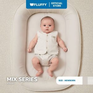 Fluffy Setelan Baju Kutung Celana Pop Newborn Isi 3 Pasang SNI