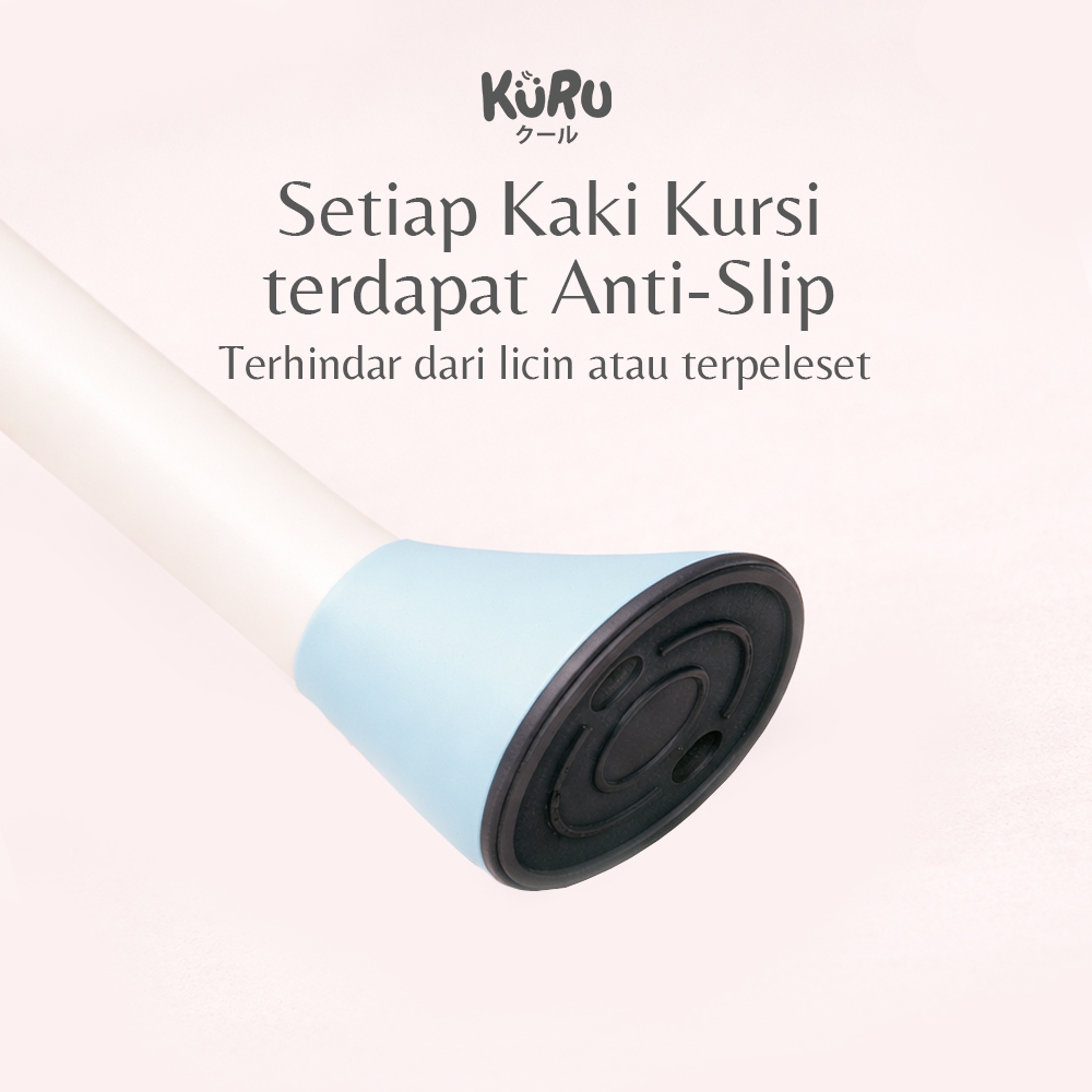 KURU 3in1 High Chair HC-8953 Kursi Makan Bayi Leather Booster Chair - Gambar 4