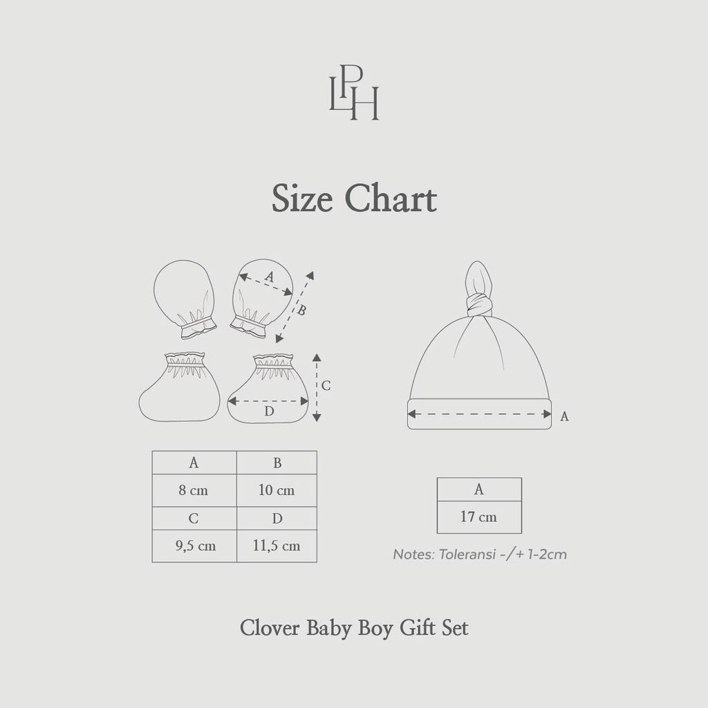 Little Palmerhaus Clover Baby Boy Gift Set Hampers Kado Bayi Laki Laki - Gambar 7