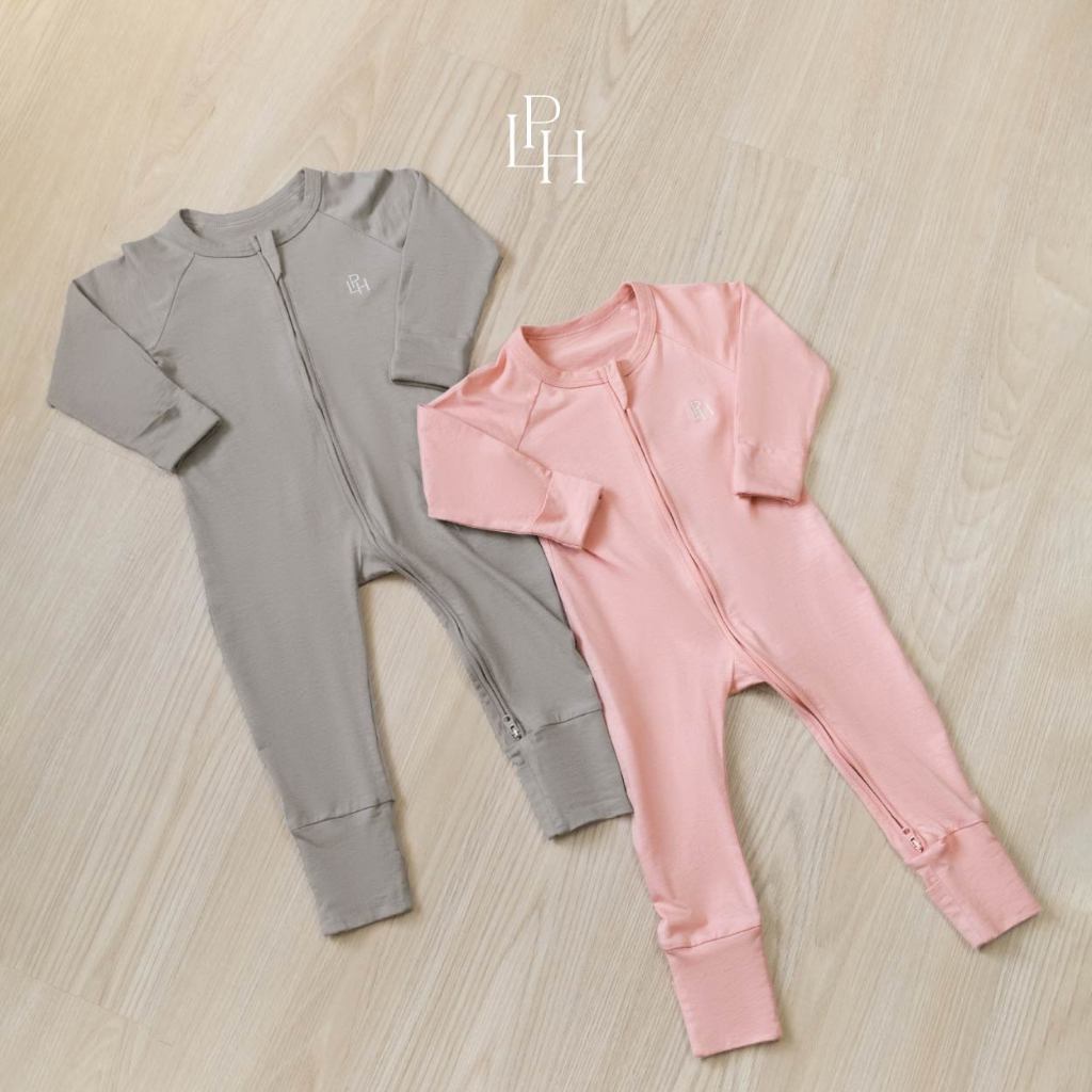 Little Palmerhaus Sleepsuit Bayi Jumper Panjang Modal Cotton Soft Premium - Gambar 6