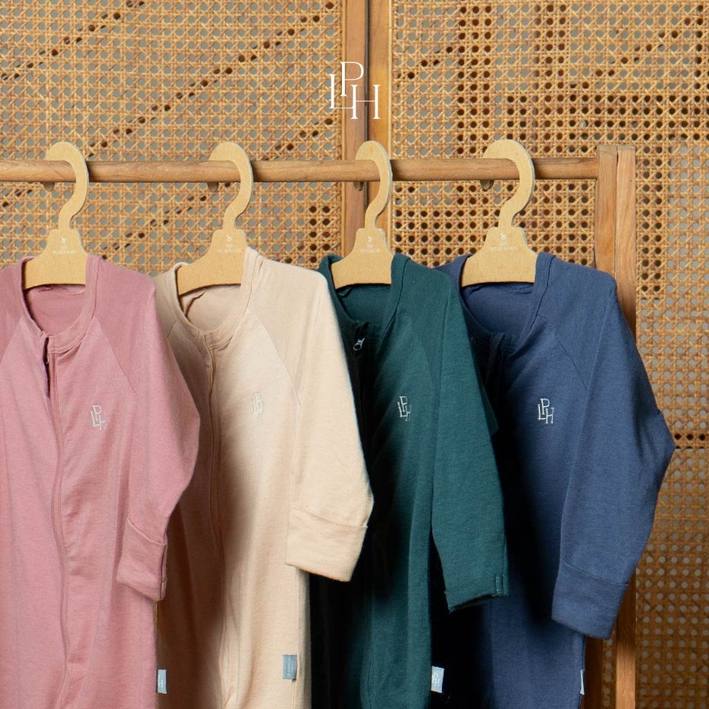 Little Palmerhaus Sleepsuit Bayi Jumper Panjang Modal Cotton Soft Premium - Gambar 7