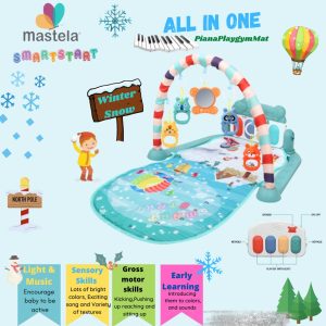 Mastela Playmat Edukasi Bayi Piano Playgym Mat Mainan Anak Multi Fitur (2)