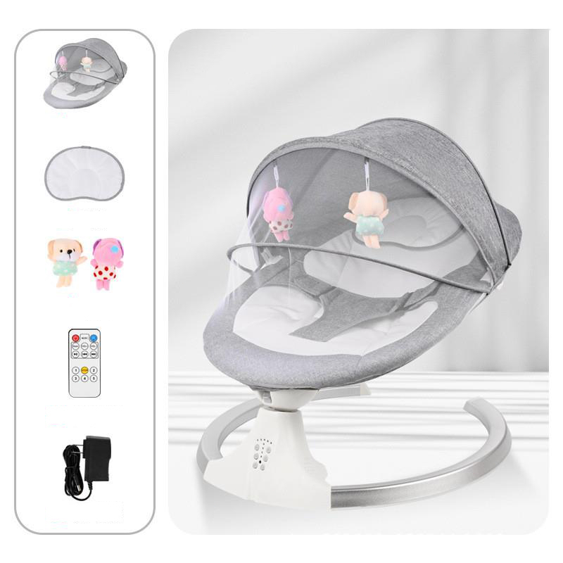 Mmflight HUG ME Ayunan Bayi Elektrik Otomatis Lipat Swing Chair Bluetooth - Gambar 9