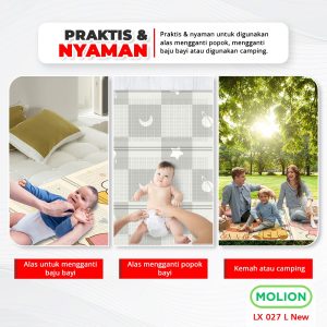 Molion Playmat Lipat XPE 180x200cm Tikar Matras Empuk Anak SNI_1