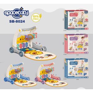 Spacebaby SB 8024 Piano Playmat dan Push Walker Baby Multifungsi SNI (2)