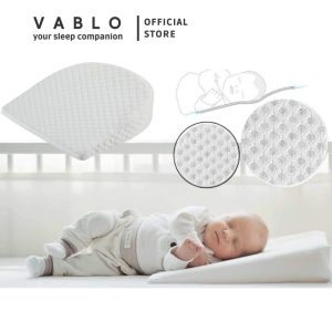 Vablo Snuru Bantal Sandaran Bayi Wedge Pillow Memory Foam Miring Anti Gumoh Wool Knitting