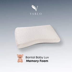 Vablo Bantal Bayi Penopang Baby Luv Memory Foam Premium Cover Wool Knitted Ergonomis