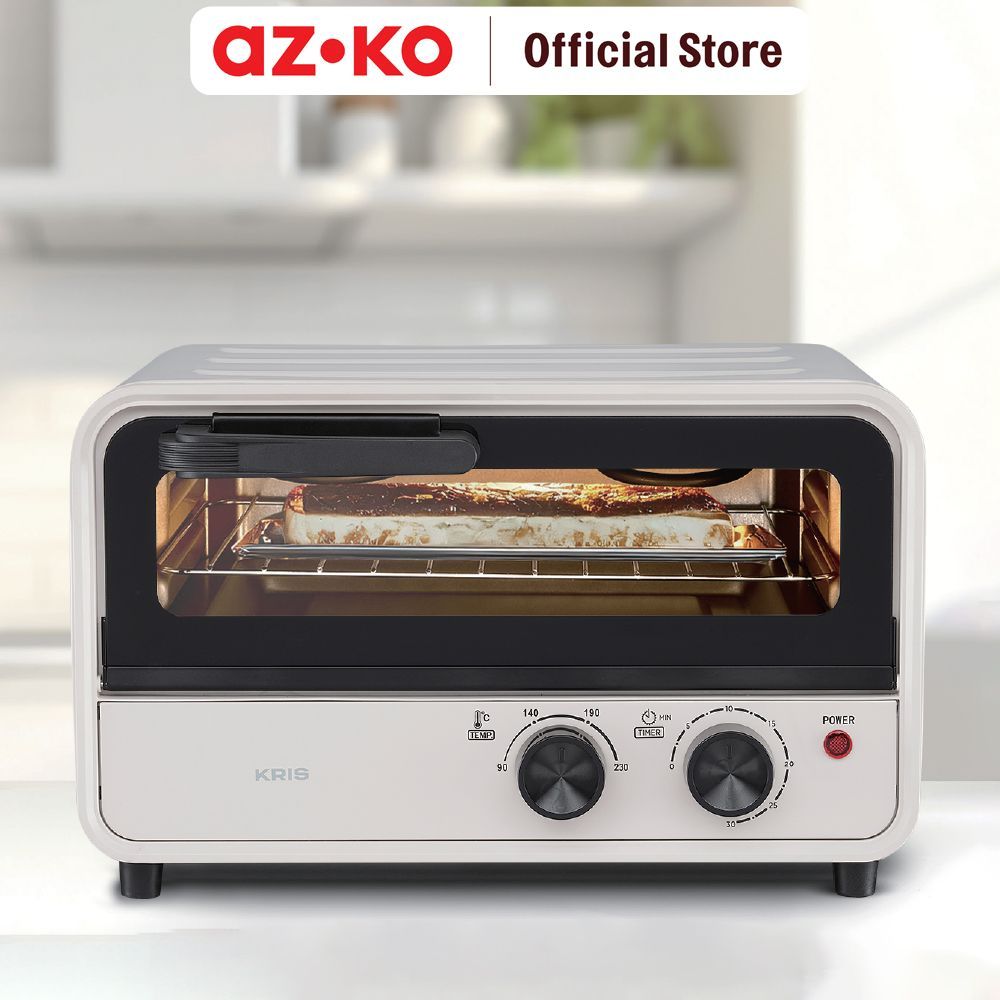 AZKO Kris Oven Toaster 12 Liter Mini Elektrik Low Watt Pemanggang Roti & Kue