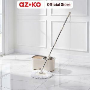 AZKO Proclean Set Alat Pel Putar Ember Peras Krem Mop 5L