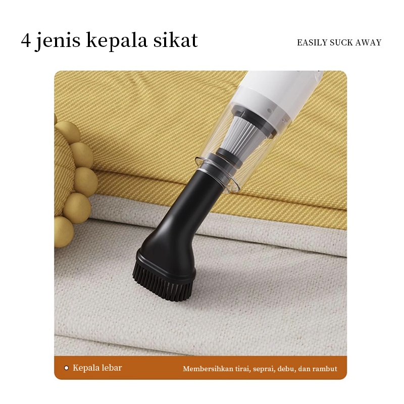 BASIKE Penyedot Debu Nirkabel 4 in 1 Portabel 30000Pa Seri LT1S - Gambar 9