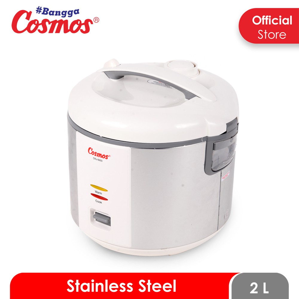 Cosmos Rice Cooker Stainless Steel SUS 304 CRJ-9303 2L & CRJ-9023 0.6L - Gambar 10