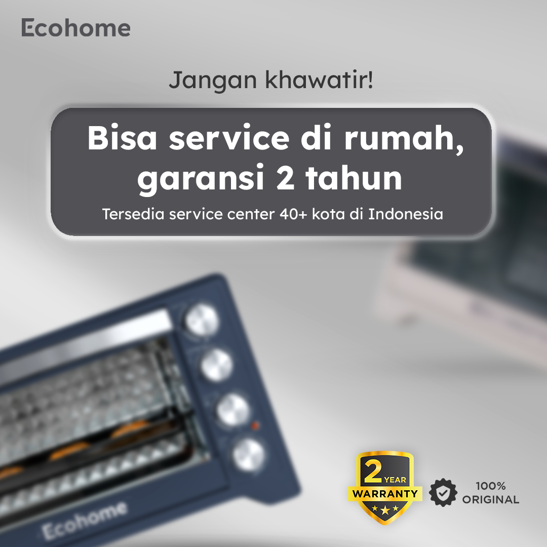 Ecohome Oven Platinum EOP888 38L Low Watt Air Fryer Multifungsi - Gambar 2