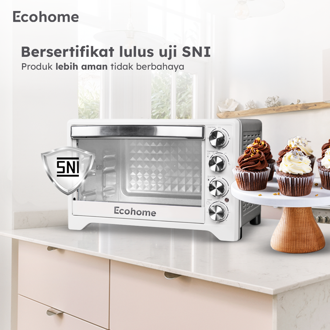 Ecohome Oven Platinum EOP888 38L Low Watt Air Fryer Multifungsi - Gambar 10