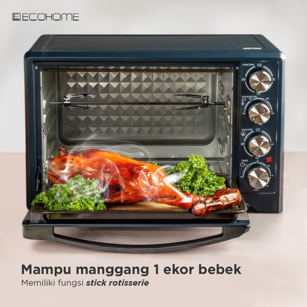 Ecohome Oven Platinum EOP888 38L Low Watt Air Fryer Multifungsi - Gambar 15