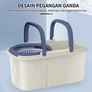 GROVE MAISON Super Mop Ultra Alat Pel Ember 2in1 Putar 360 (2)