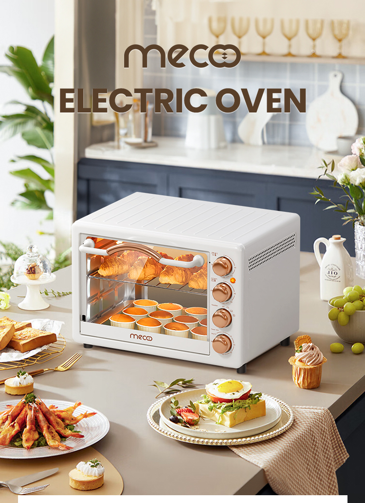 Mecoo Oven Listrik 22 Liter Aesthetic Low Watt 400W Pemanasan Merata - Gambar 11