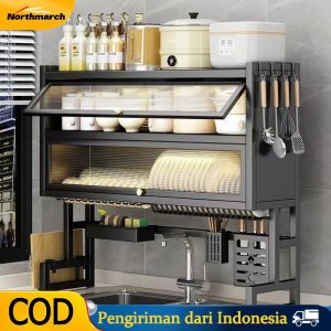 Northmarch Rak Piring Wastafel Dapur Stainless Steel Serbaguna Anti Karat
