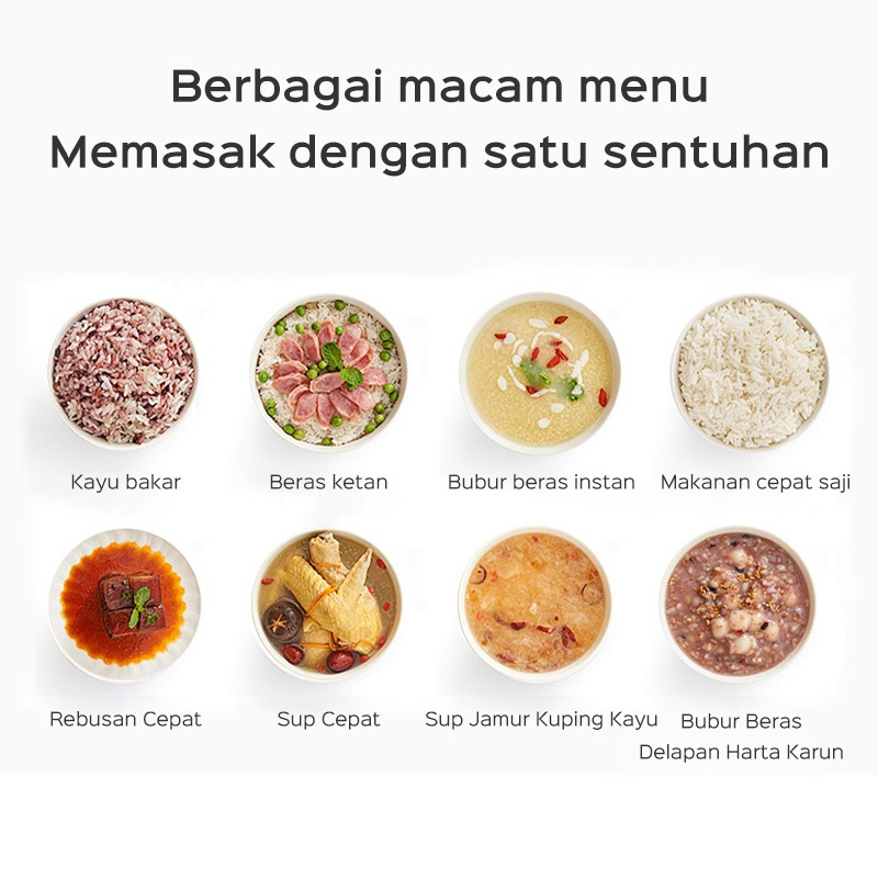 Penanak Nasi Digital HAN RIVER 2.2L Smart Touch Rice Cooker Anti Lengket Multiguna HRRC01GD - Gambar 8