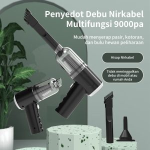 Penyedot Debu Nirkabel BASIKE 9000Pa 120W Portabel Multifungsi untuk Mobil dan Rumah (2)