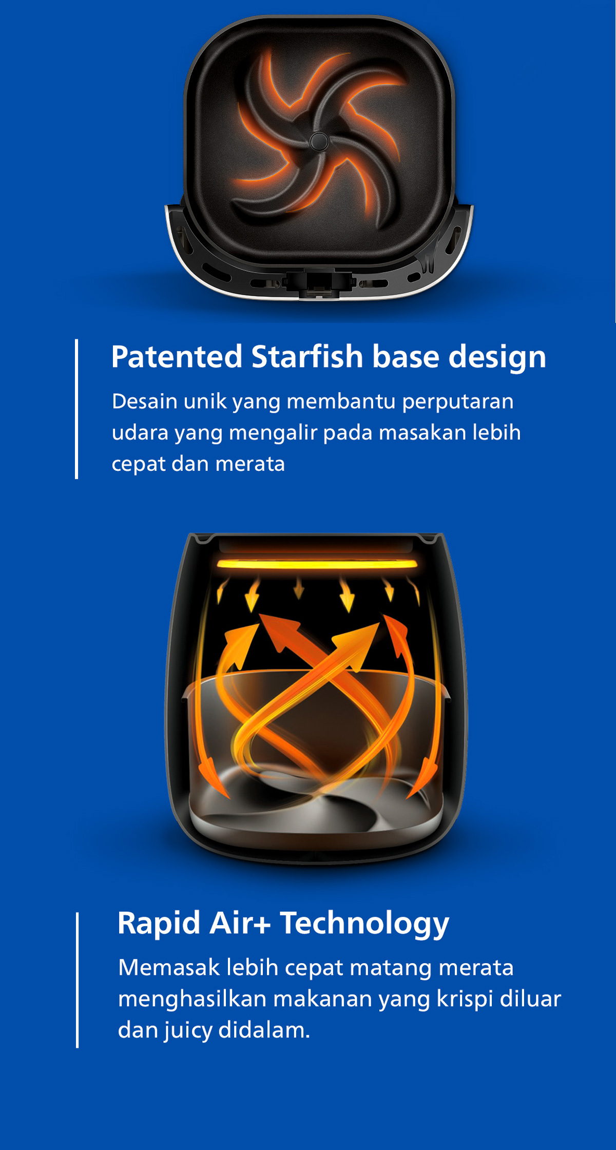 Philips Airfryer XL 6.2 L NA230/00 Low Watt 500W Jendela Transparan Digital - Gambar 13