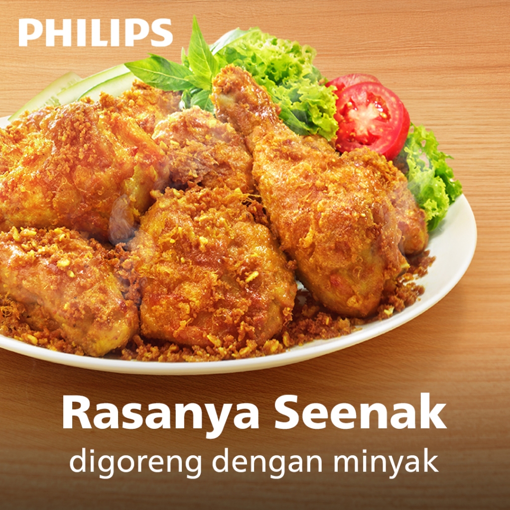 Philips Airfryer XL 6.2 L NA230/00 Low Watt 500W Jendela Transparan Digital - Gambar 3