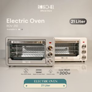 Roschel Oven Listrik Low Watt 21 Liter Pemanas Ganda ROV-210 Garansi Resmi