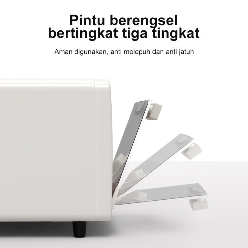 TIXX Oven Listrik Low Watt 30L 700W Jumbo Pembuat Roti & Kue Multifungsi - Gambar 5