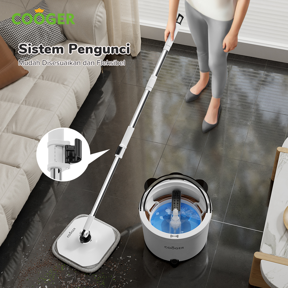 freemir x COOGER Panda Plus Alat Pel Putar Pemisah Air Bersih Kotor - Gambar 13