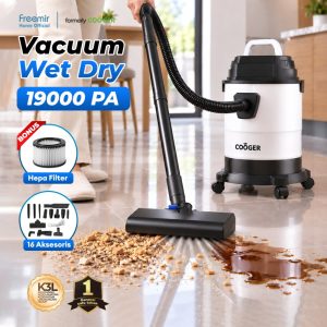 freemir x COOGER Vacuum Cleaner Wet and Dry 19000Pa Multifungsi Blower Pel