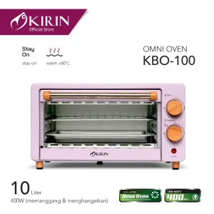 Kirin Omni Oven 10 Liter KBO-100 Oven Listrik Low Watt Pemanggang