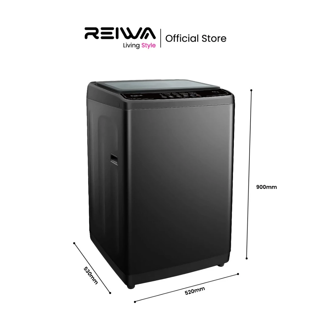 Reiwa Mesin Cuci 1 Tabung Top Loading 8Kg WT-0802CGR Charcoal Grey - Gambar 2