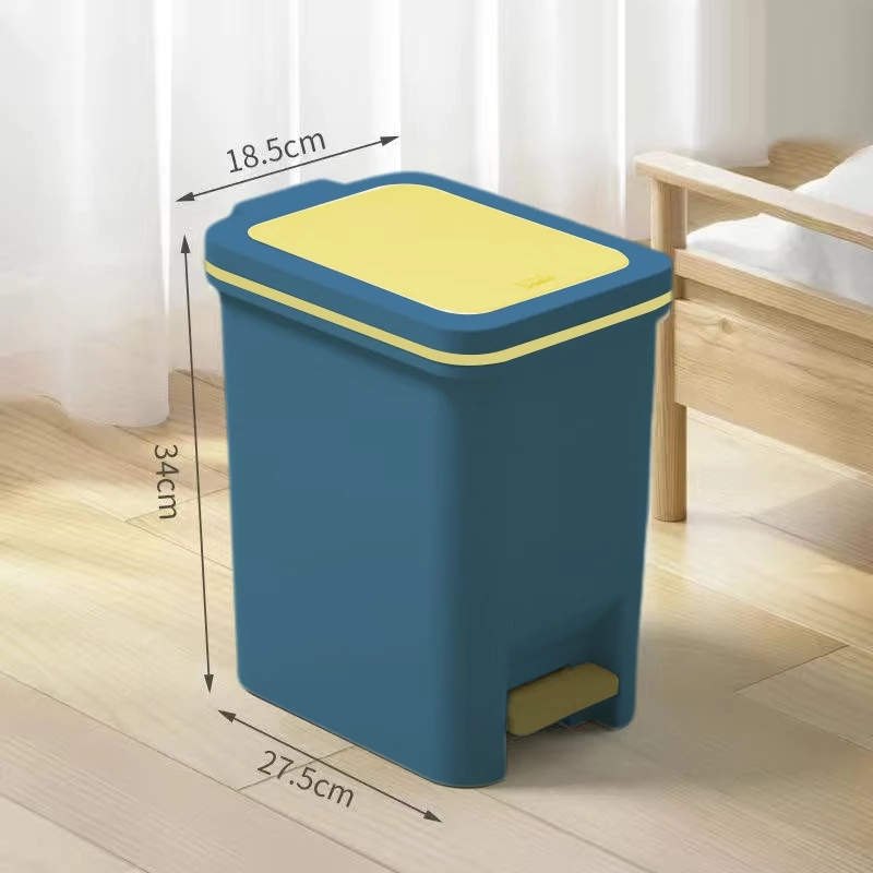 Bassy Tempat Sampah Injak Pop-Up Minimalis Anti Bau Plastik Kamar Mandi Dapur HSB791 - Gambar 9