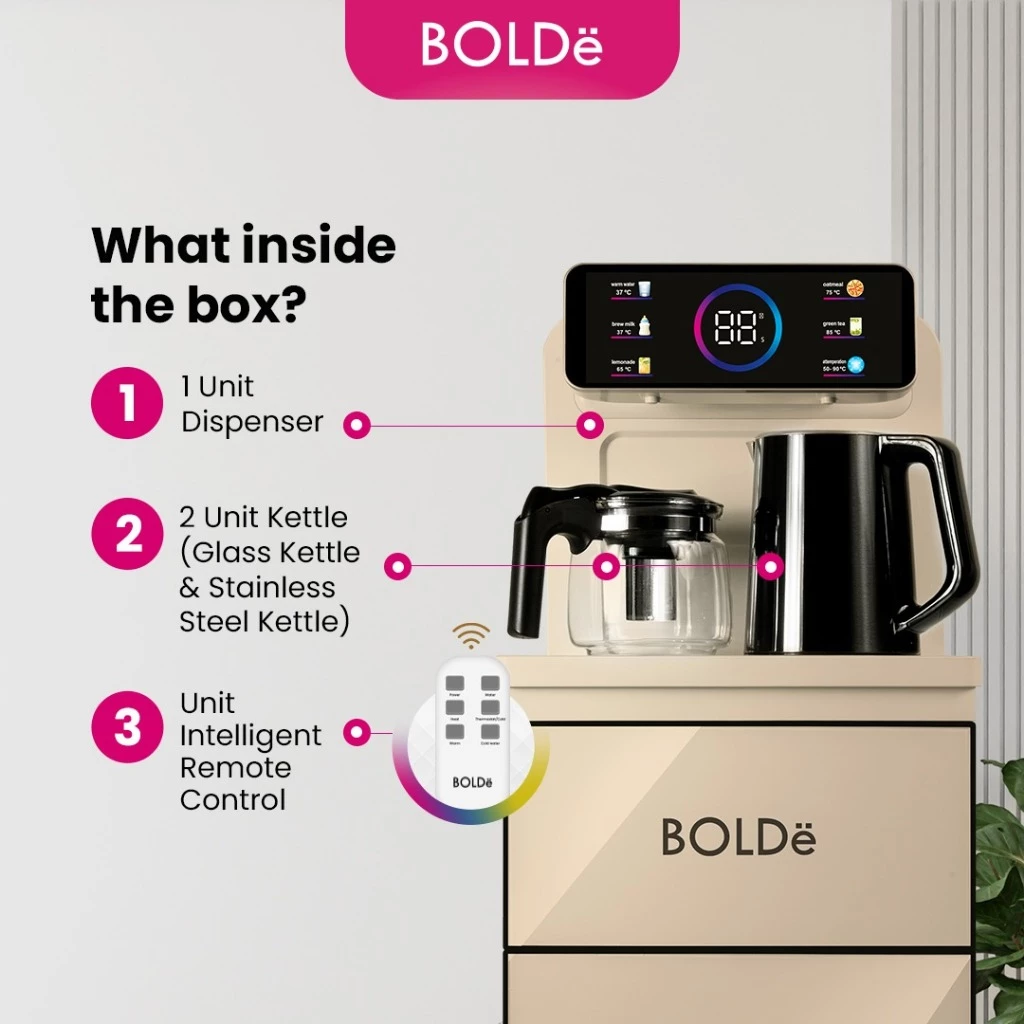 BOLDE Dispenser Americano Cappucino Smart Fountain Dispenser - Gambar 8