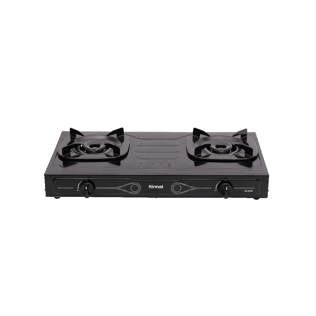 Rinnai RI 202S Kompor Gas 2 Tungku Sun Burner Ceflon Anti Lengket - Gambar 2